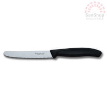 Load image into Gallery viewer, Victorinox 4.5 Inch Serrated Knife Round Tip All Colors