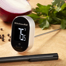 Load image into Gallery viewer, KitchenAid KQ904 Digital Instant Read Kitchen and Food Thermometer, TEMPERATURE RANGE: -40F to 482F, Black