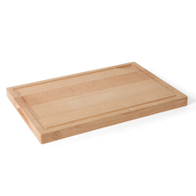 Load image into Gallery viewer, Martha Stewart Lochner Beechwood Cutting Board w/ Juice Groove 18" x 12"
