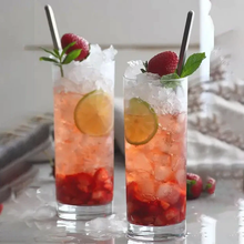 Load image into Gallery viewer, LBR340F Long Beverage Drink Glass Tumbler 12.2 oz