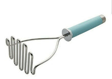 Load image into Gallery viewer, KitchenAid Potato Masher Stainless Steel Aqua Sky KE008OHAQA Dishwasher Safe