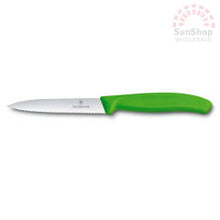 Load image into Gallery viewer, Victorinox 4 Inch Serrated Knife Pointy All Color