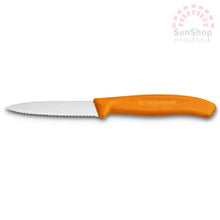 Load image into Gallery viewer, Victorinox 3.25 Inch Serrated Knife Pointy All Colors