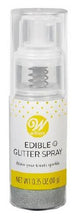 Load image into Gallery viewer, Wilton Metallic Silver Edible Sparkling Glitter Spray, 0.35 oz.
