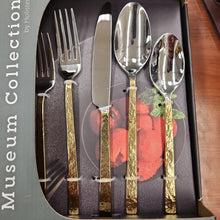 Load image into Gallery viewer, Pebble Beach Gold Flatware Service For 4
