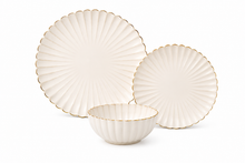 Load image into Gallery viewer, VB-ATLSET Atlantic Porcelain Cream 12 Pc Dinnerware Set Service for 4
