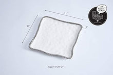 Load image into Gallery viewer, CER-1400-W Pampa Bay Square Serving Platter
