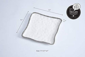 CER-1400-W Pampa Bay Square Serving Platter
