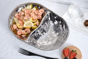 Pampa Bay 2 Section Serving Bowl CER-1138