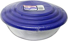 Load image into Gallery viewer, BOWL SET OF 4 w/COVERS-WHT/BLUE TOP
