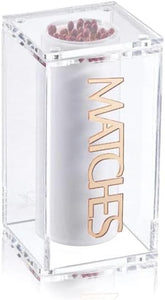 HV-MJ-SU-GO Havdalah Match Jar - Suspended - Gold