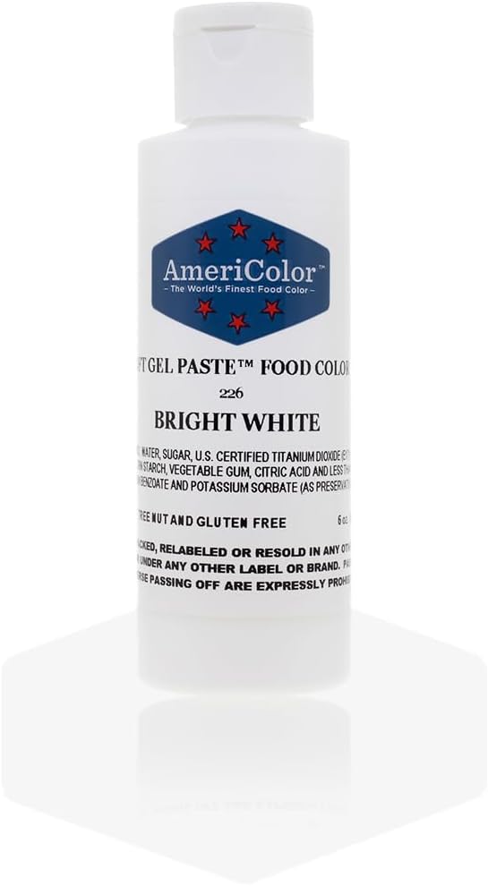 Soft Gel Paste Food Color 4.5 Ounce White