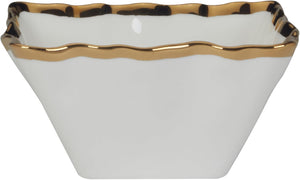 20495 Regency Gold Square Snack Bowls 5.5in