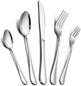 84187 PLAIT MIRROR Flatware Service For 4