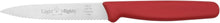 Load image into Gallery viewer, 3-PC Paring Knife set. Red, Green, Blue Dairy Meat Parve. Serrated point.
