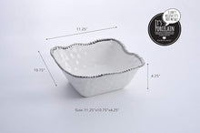 Load image into Gallery viewer, Pampa Bay Large Square Salad Bowl CER-2253-W
