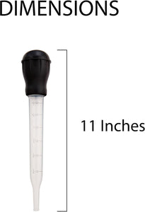 HIC Kitchen Roasting Heat Resistant Turkey Baster and Meat Marinade