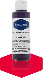 Soft Gel Paste Food Color 4.5 Ounce Red Red