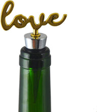 Load image into Gallery viewer, Cork Screw &amp; Stopper &quot;Love&quot;
