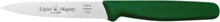 Load image into Gallery viewer, 3-PC Paring Knife set. Red, Green, Blue Dairy Meat Parve. Serrated point.
