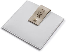 Load image into Gallery viewer, HN-PU-CS-W-GO Hadlokas neiros Leather Card Set - White &amp; Gold
