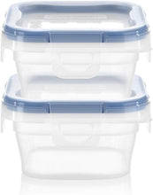 Load image into Gallery viewer, SNAP-1111577  SNAPWARE-SQUARE FOOD STORAGE- 1.3 CUPS – PACK OF 2 – BLUE
