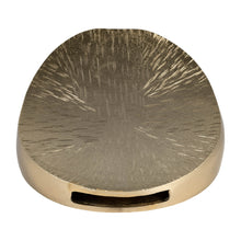 Load image into Gallery viewer, 17755-01 Metal, 8&quot; Etched Oval Vase, Champagne
