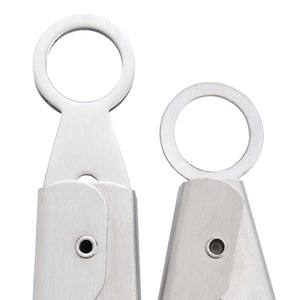 HIC Kitchen Spring Locking Kitchen Cooking Serving Tong, 10in