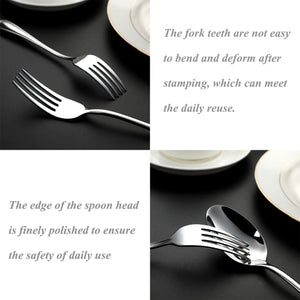 84187 PLAIT MIRROR Flatware Service For 4