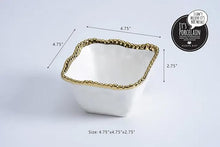Load image into Gallery viewer, CER-2251-WG Square Snack Bowl
