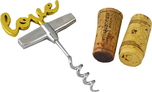Cork Screw & Stopper "Love"