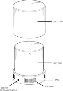Travel Lamp - Gray