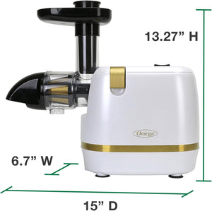 OMEGA-H3000RWH13 150 W MASTICATING JUICER WHT