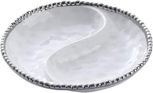 Load image into Gallery viewer, Pampa Bay Small 2-Section Platter CER-2427-W
