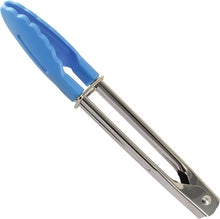 Load image into Gallery viewer, Blue Mini Tongs  7&quot;

