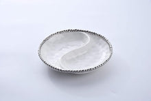 Load image into Gallery viewer, Pampa Bay Small 2-Section Platter CER-2427-W

