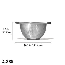 Load image into Gallery viewer, Oxo Good Grips Stainless Steel 5 Qt Colander
