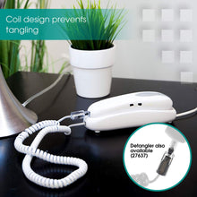 Load image into Gallery viewer, TELEPHONE COIL CORD 25 foot – WHITE
