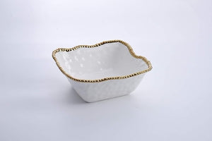 CER-2253-WG Pampa Bay Large Square Salad Bowl