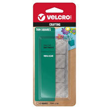 Load image into Gallery viewer, VELCRO-SQUARES-7/8"-CLEAR CD/12
