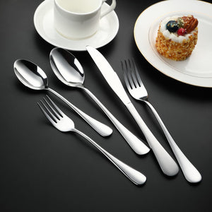 84187 PLAIT MIRROR Flatware Service For 4