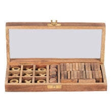 Load image into Gallery viewer, 18721 Wood, 9x4 Table Game Box, Brown
