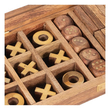 Load image into Gallery viewer, 18721 Wood, 9x4 Table Game Box, Brown
