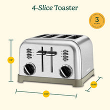 Load image into Gallery viewer, Cuisinart METAL 4-SL TOASTER

