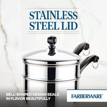 Load image into Gallery viewer, Farberware 2 Qt. Covered Saucepan w/ Double Boiler Insert

