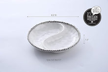 Load image into Gallery viewer, Pampa Bay Small 2-Section Platter CER-2427-W
