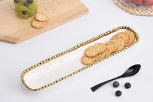 Load image into Gallery viewer, Pampa Bay Porcelain Cracker Tray CER-1150-WG
