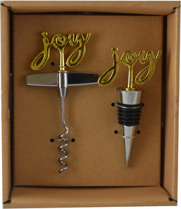 Cork Screw & Stopper "Joy"