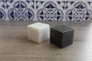 48822 Mini Salt Shakers s/2 Blk&Wht