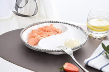 Load image into Gallery viewer, Pampa Bay Small 2-Section Platter CER-2427-W
